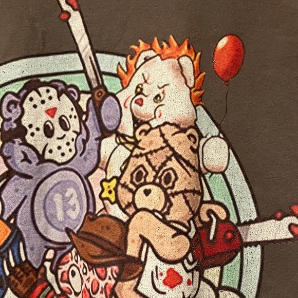 Scare Bears Graphic T-Shirt 2XL - Picture 5 of 9